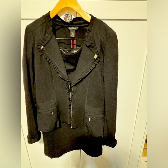 White House Black market Ponte blazer and pencil skirt GUC size 12 and 10 skirt - Picture 1 of 10